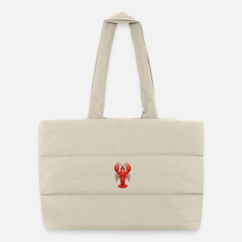 Lobster Meerestier Puffer-Einkaufstasche