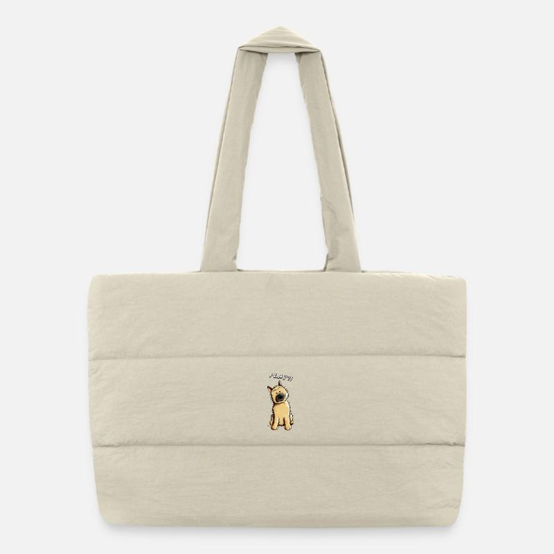 Cairn Terrier Play Puffer-Einkaufstasche