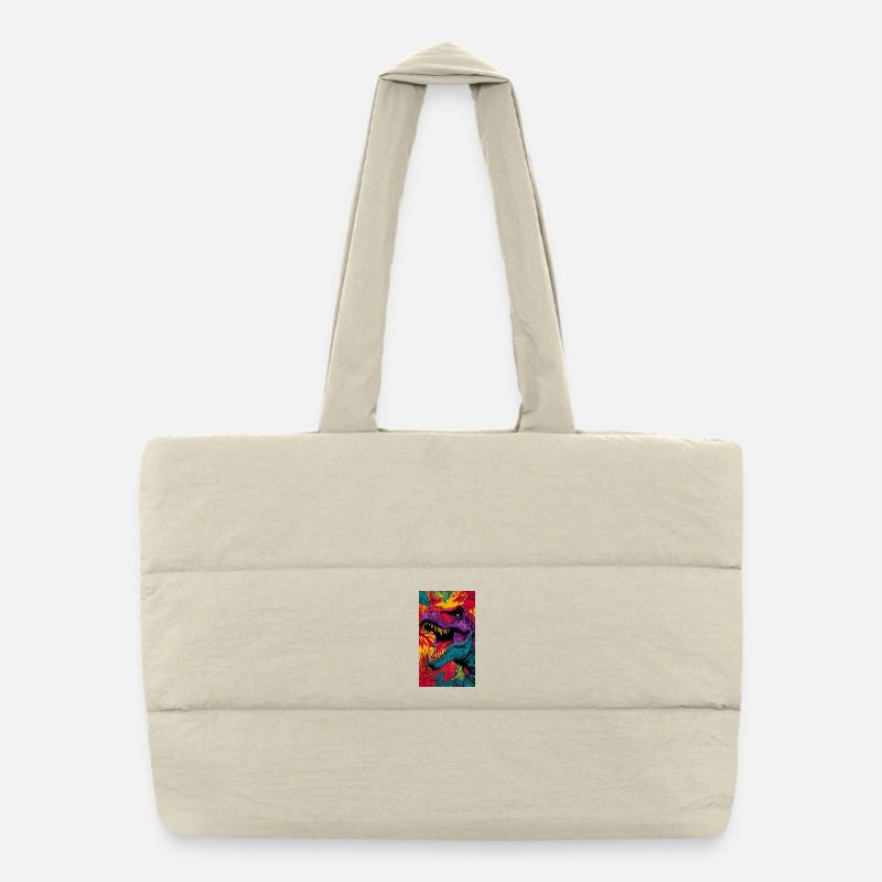 dinosaur Puffer Shopping Bag
