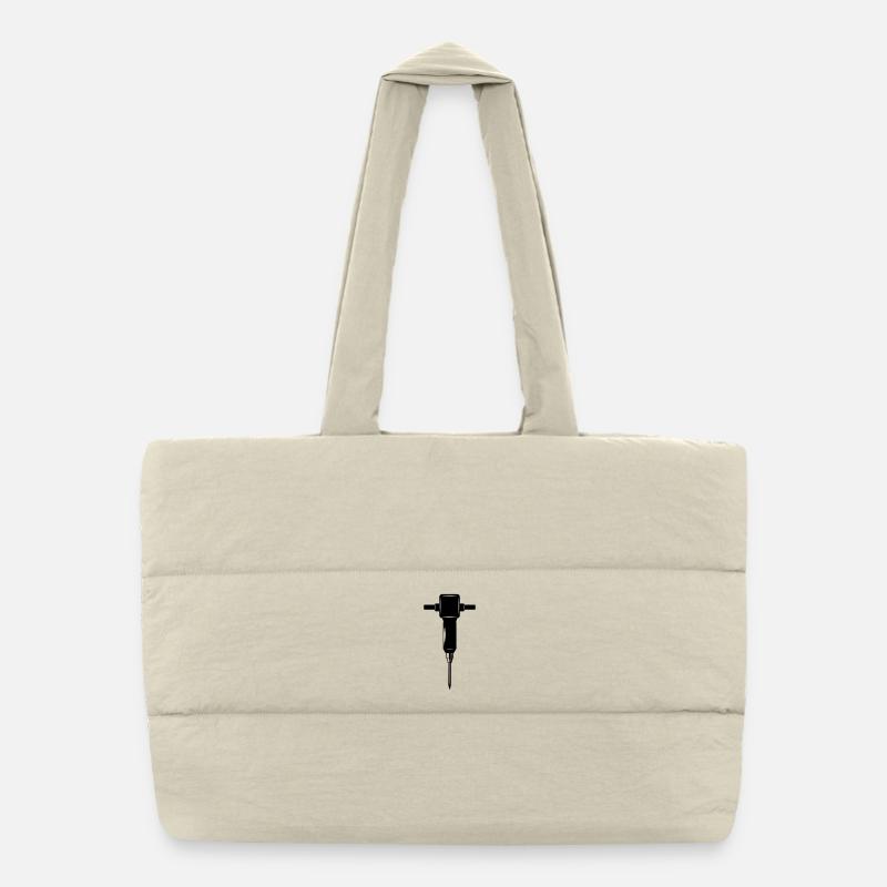 Krikhamer or jack hammer Puffer Shopping Bag