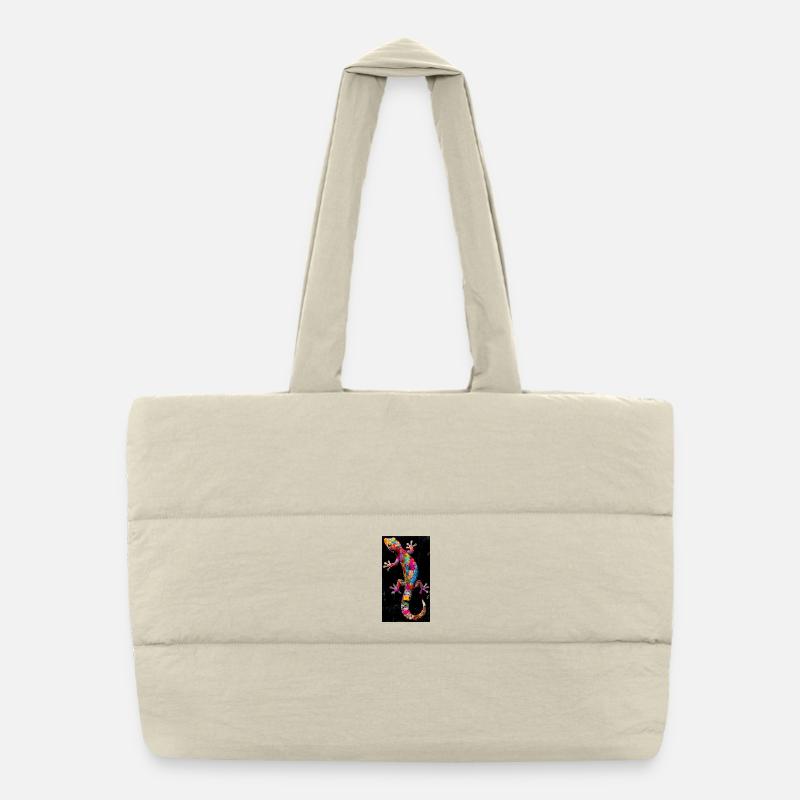 Gecko - Puffer Shopping Bag - natural