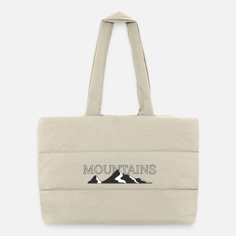 Made For The Mountains Puffer Shopping Bag