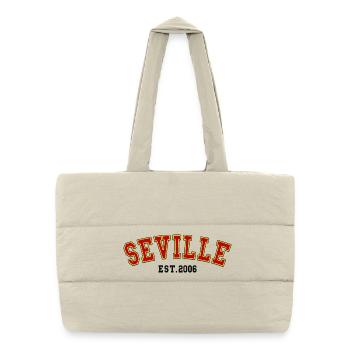 Sevilla gegründet 2006 - Puffer-Einkaufstasche - Naturweiß - Vorne