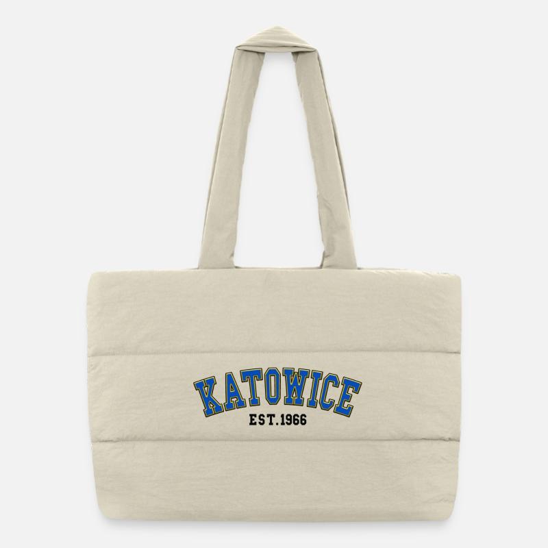 Katowice Est. 1966 Puffer Shopping Bag