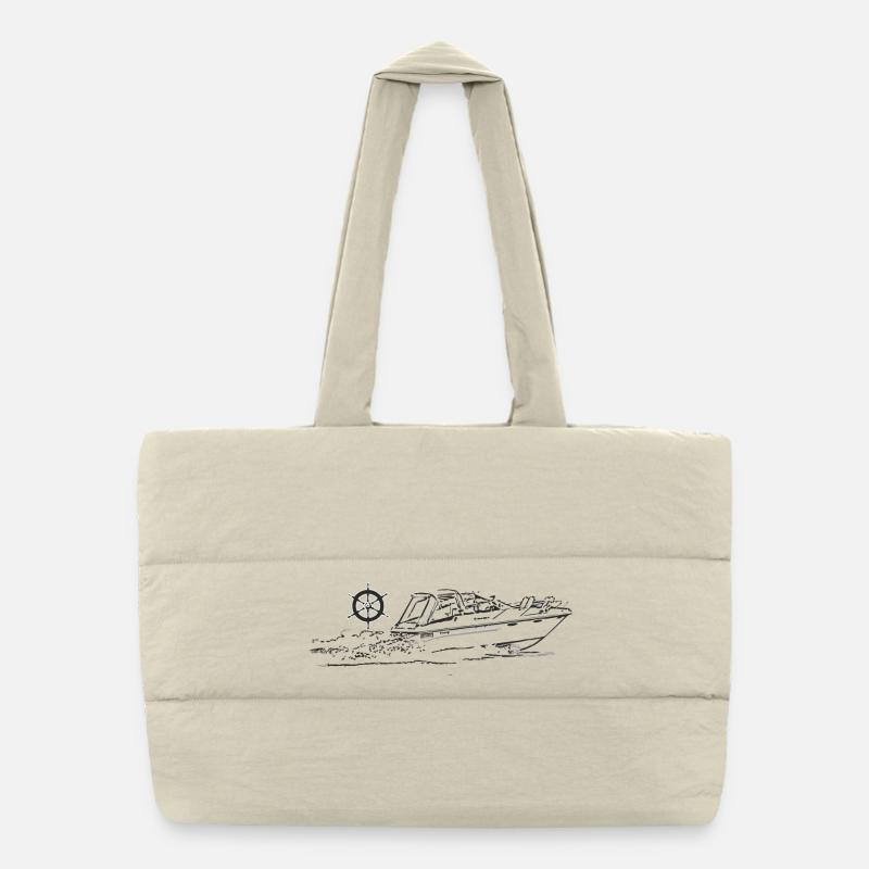 volant de bateau à moteur Sac shopping matelassé