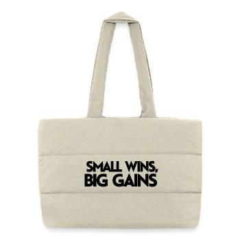 T-shirt à motif galaxie spirale céleste - Sac shopping matelassé - blanc naturel - Devant