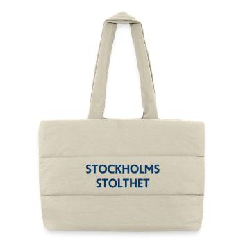 Stockholm Pride - Puffer Shopping Bag - natural - Front