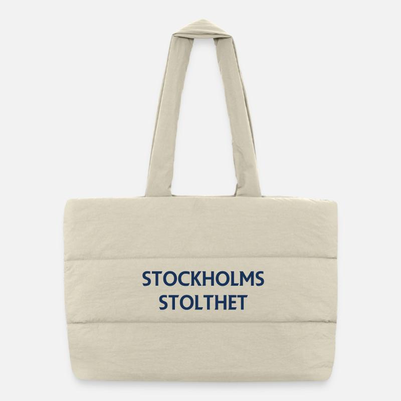 Fierté de Stockholm Sac shopping matelassé