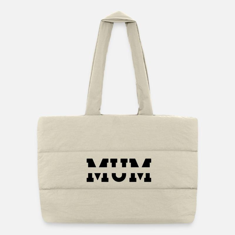 Mum Puffer Shopping Bag