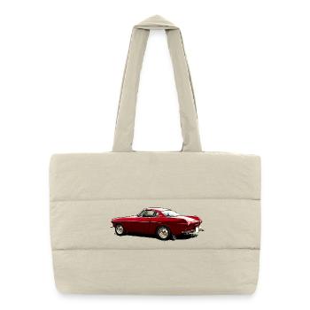 Oldtimer P1800 S - Puffer-Einkaufstasche - Naturweiß - Vorne