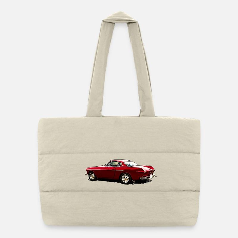 Oldtimer P1800 S Puffer-Einkaufstasche