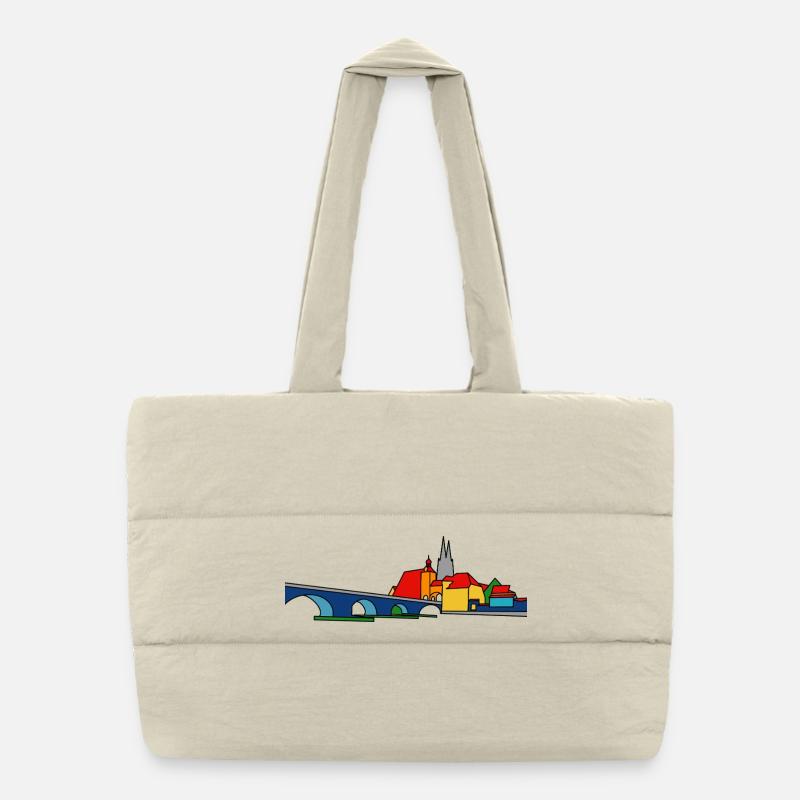 Ratisbonne Sac shopping matelassé
