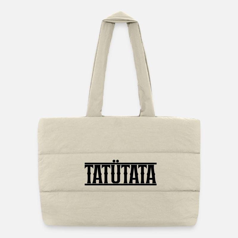 Tatuetata_motiv Sac shopping matelassé