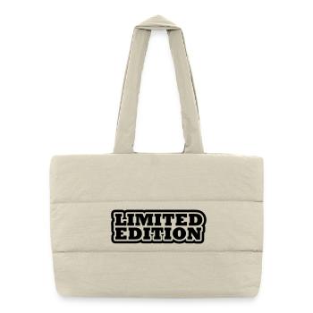 limited_edition- - Puffer-Einkaufstasche - Naturweiß - Vorne