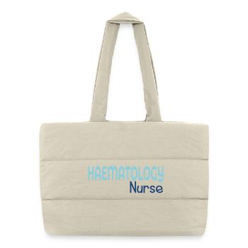Haematology Nurse - Puffer Shopping Bag - natural - Front