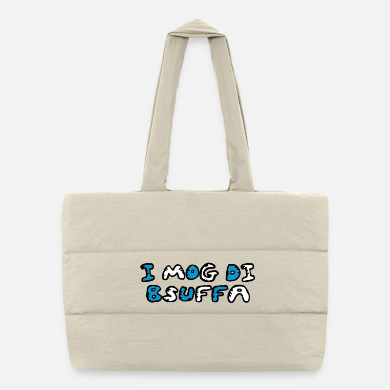 Je suis désolé Sac shopping matelassé