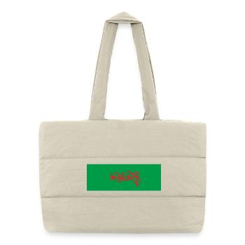 Graffiti Lagos Souvenir Portugal - Puffer Shopping Bag - natural - Front