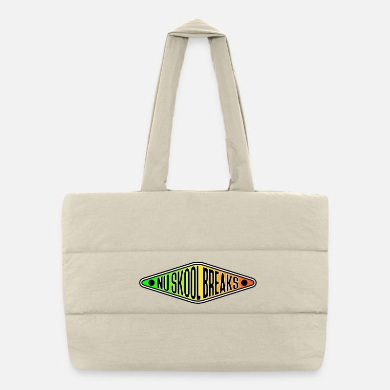 Nu Skool Breaks Breakbeat Puffer Shopping Bag