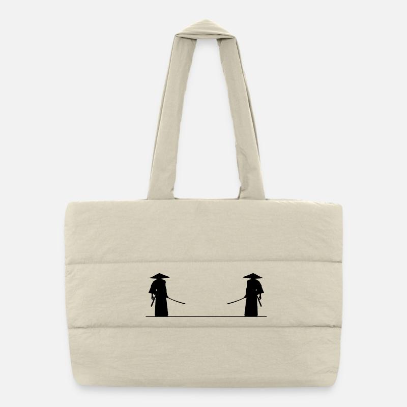 Bataille de samouraï Sac shopping matelassé