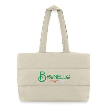 Brunello Reg - Sac shopping matelassé - blanc naturel - Devant