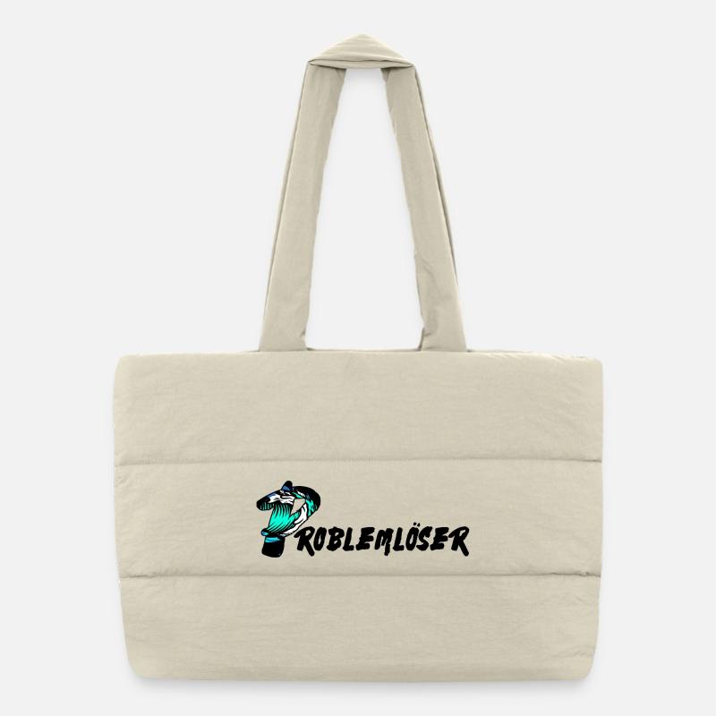 Texte de résolution de problèmes Sac shopping matelassé