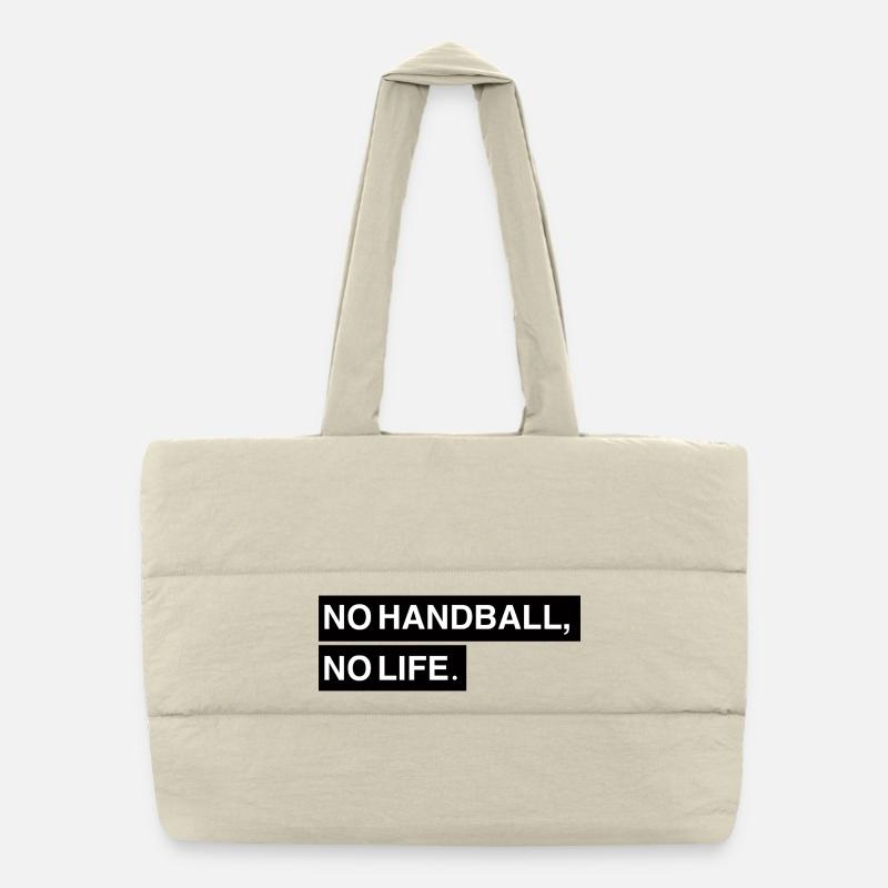 Pas de handball, pas de vie Sac shopping matelassé
