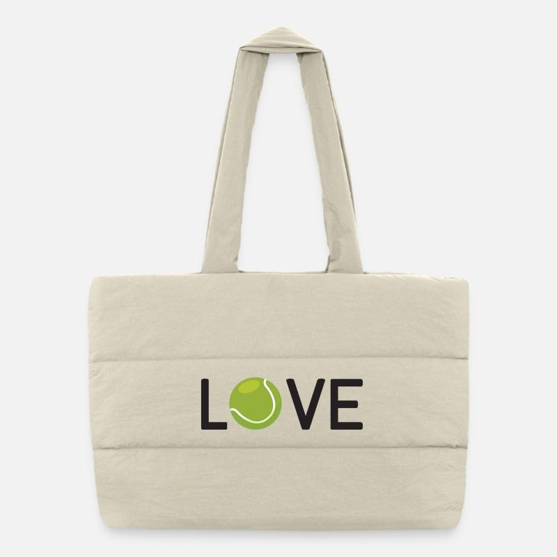 Amateur de tennis Sac shopping matelassé