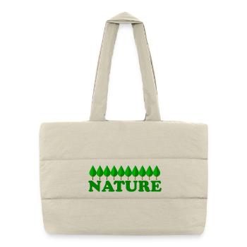 Nature - Puffer Shopping Bag - natural - Front