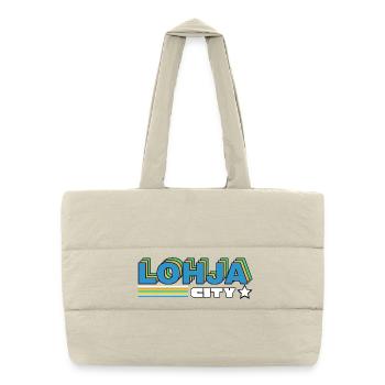 Lohja City Retro Neon - Puffer Shopping Bag - natural - Front