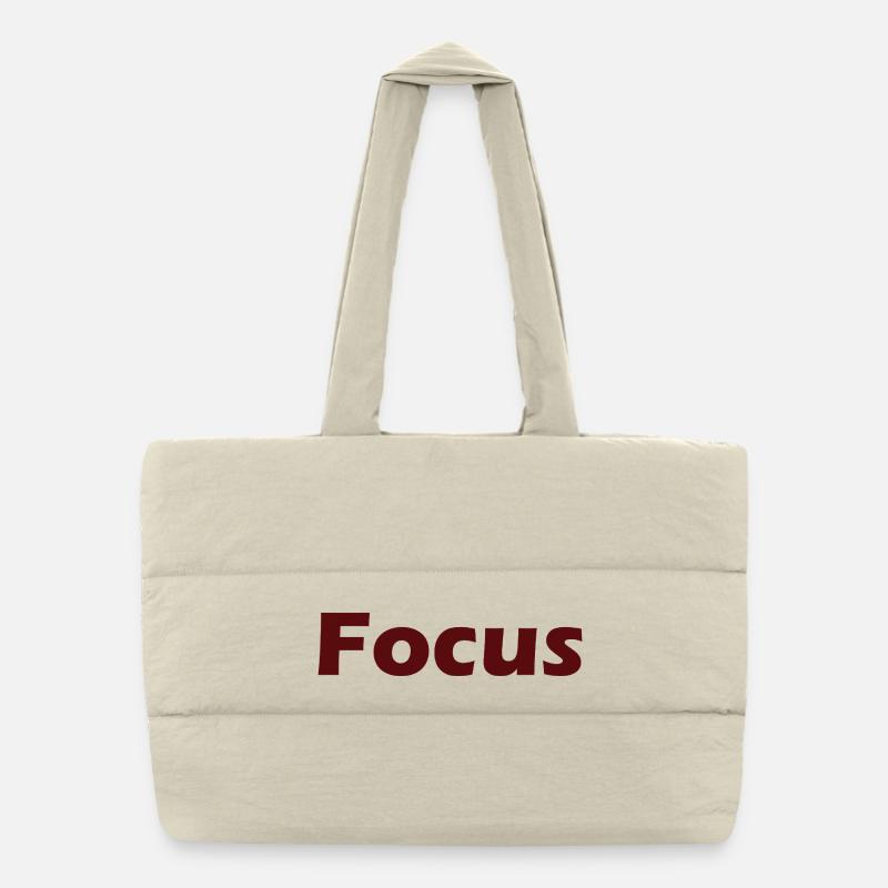 Abstract Geometric Wave Pattern T-Shirt Design Puffer Shopping Bag