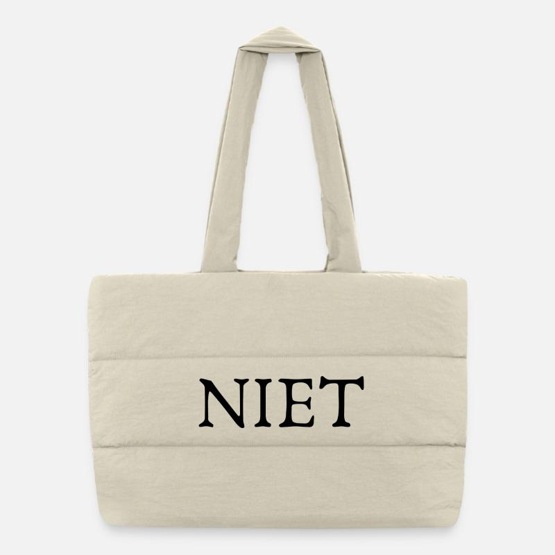 NIET Puffer Shopping Bag