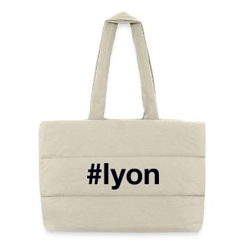 LYON Hashtag - Puffer Shopping Bag - natural - Front