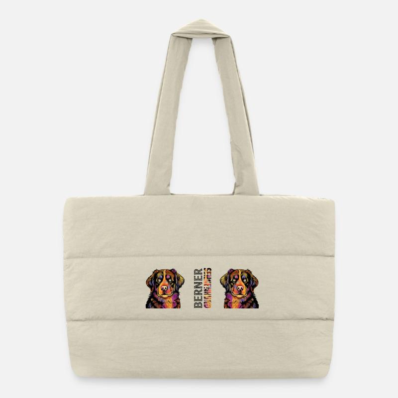 Berner Sennenhund Puffer-Einkaufstasche