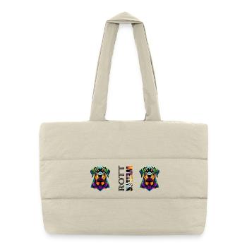Rottweiler - Puffer Shopping Bag - natural - Front