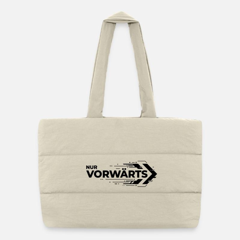Nur Vorwärts Puffer-Einkaufstasche