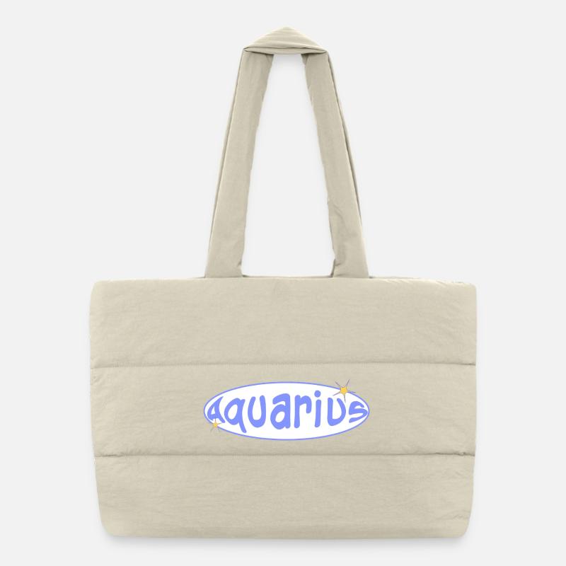Signe du Verseau Sac shopping matelassé