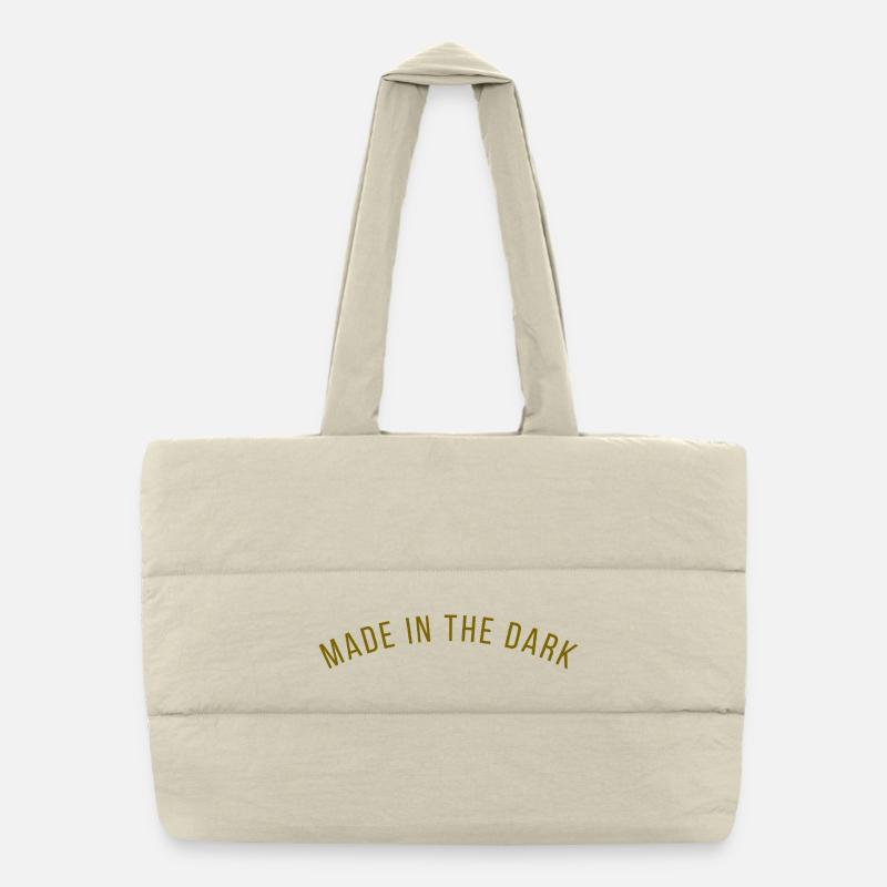 MADE IN THE DARK - Motivation Sac shopping matelassé
