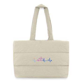 Cyclist - Puffer Shopping Bag - natural - Front