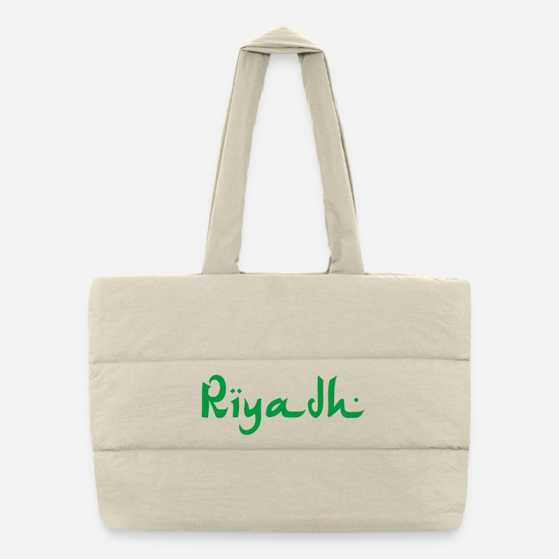 Riyadh Puffer Shopping Bag