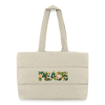 Peace - Summer Vibes - Puffer Shopping Bag - natural - Front
