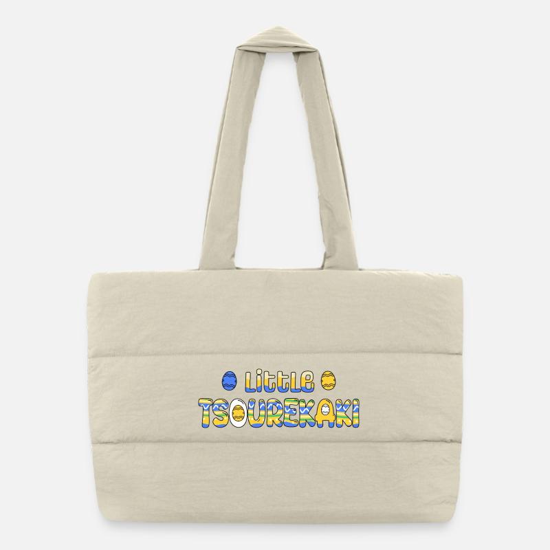 Pâques grecques Petits Tsourekaki Sac shopping matelassé