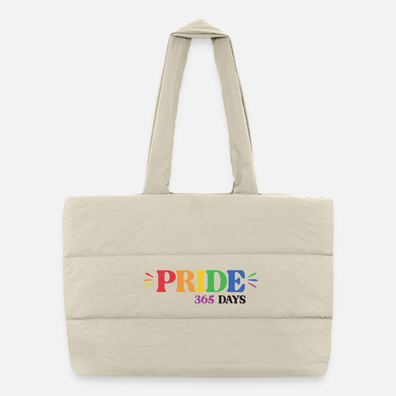 LGBT Pride Month - Pride 365 Days Puffer Shopping Bag