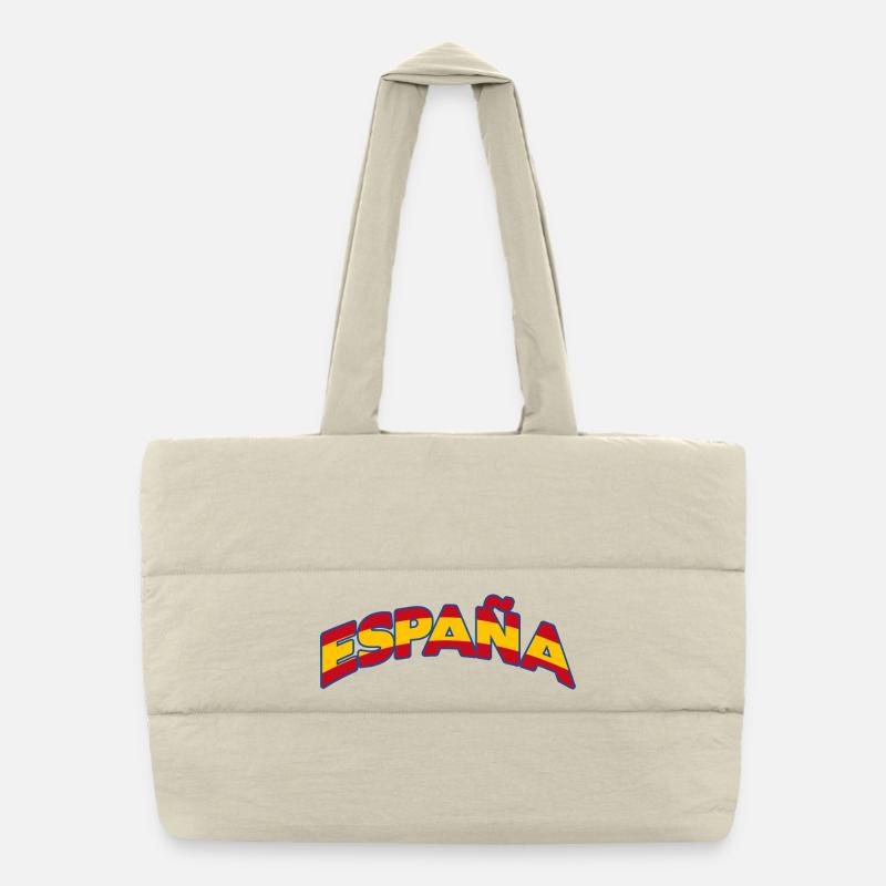 Spanien 1 Puffer-Einkaufstasche