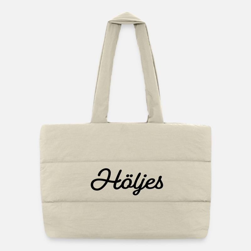 Bezug schwarz Puffer-Einkaufstasche