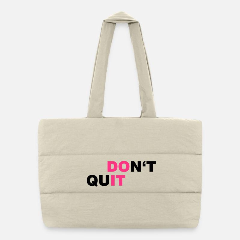 DO_IT - Puffer Shopping Bag - natural