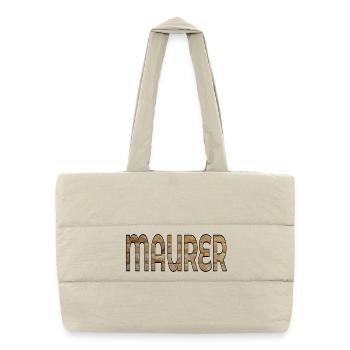BRICKLAYER BUILDING BRICKS - Puffer Shopping Bag - natural - Front
