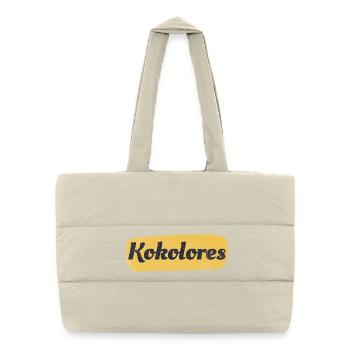 Heute mal wieder totaler Kokolores - Puffer-Einkaufstasche - Naturweiß - Vorne