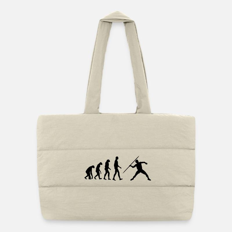 Speerwurf / Diskuswurf / Kugelstoßen / Hammerwurf Puffer-Einkaufstasche