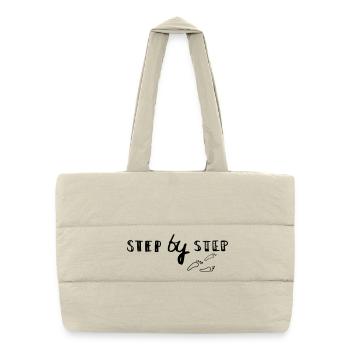 step by step - Puffer Shopping Bag - natural - Front