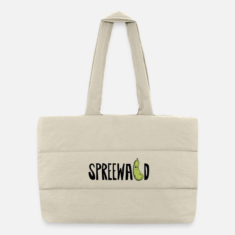 Spreewald Gurke Puffer-Einkaufstasche